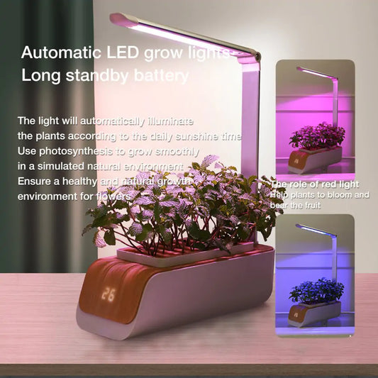 Smart Grow Planter with LED Grow Technology