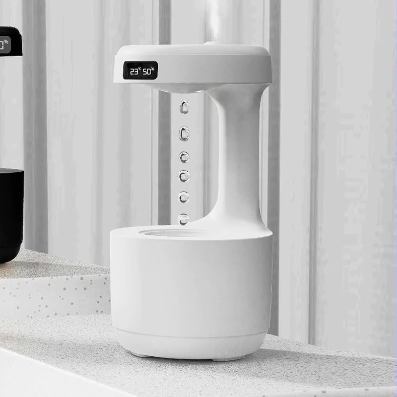 Limited Edition Anti-Gravity Humidifier & Cool Mist Humidifiers with Built-In Clock