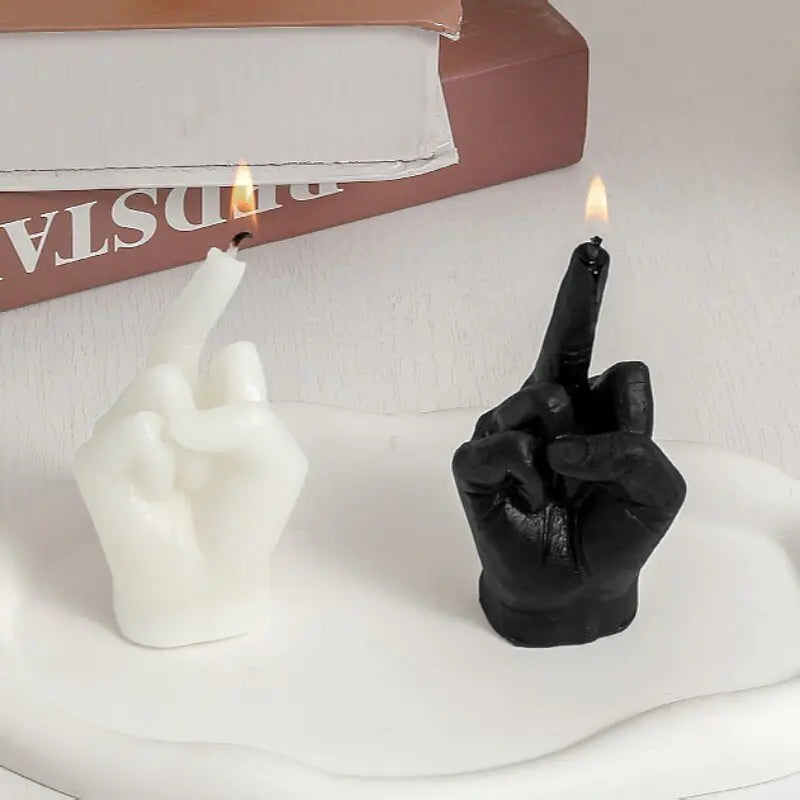 Middle Finger Shaped Scented Candles