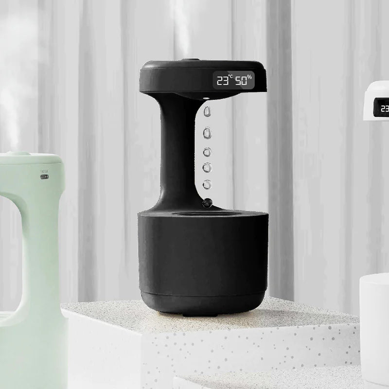 Limited Edition Anti-Gravity Humidifier & Cool Mist Humidifiers with Built-In Clock